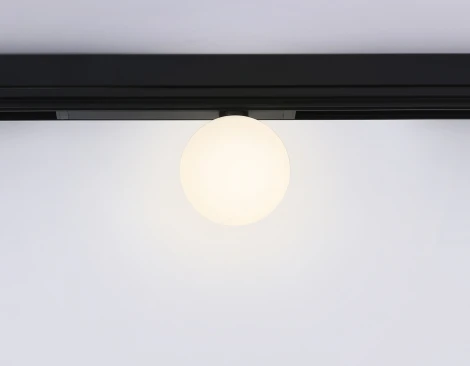 Трековый светильник магнитный светодиодный диммируемый Ambrella TRACK SYSTEM GL1371 (регулировка яркости, 220V, пульт управления, управление смартфоном, умный дом - LampSmart, шар)