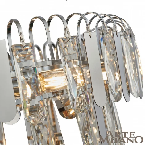 Подвесная люстра Arte Milano 25388.D600.H520.E14.11 Ni (220V, на цепи)