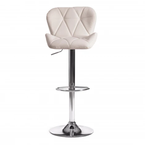 Стул барный BIAGGIO (mod. KY717) белый/хром (металл/экокожа)