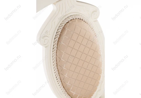 Деревянный стул Woodville Лино молочный / ромб 02 494210