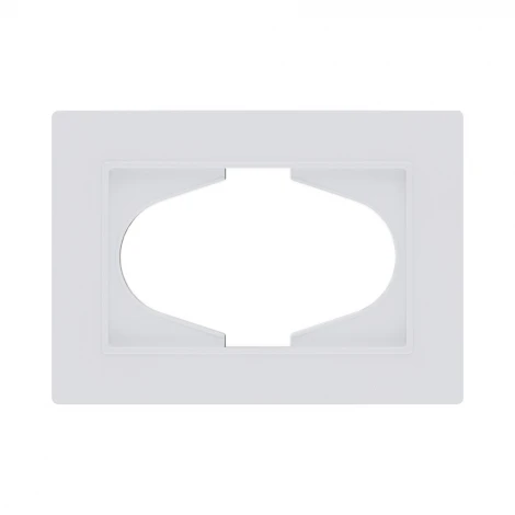 Рамка для двойной розетки белый матовый Kollinger Eleganz Plex EP120WM