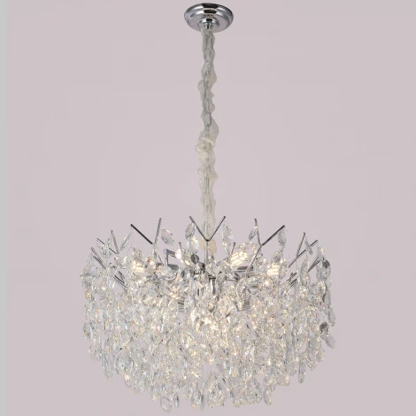 Подвесная люстра хрустальная ILLUMICO IL5160-600PZF-25 CH ELITE