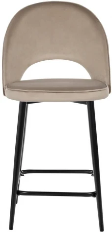 Стул полубарный Leo латте с жаккардом, с поворотным механизмом Bradex Home арт.RF 0268