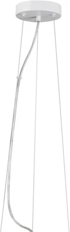 Подвесной светильник Lumion Animaisa 8002/1A белый, черный металл/металл, текстиль Е27 60W 220V (на проводе, круглые)