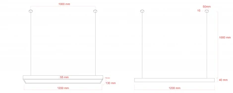 Подвесной светильник светодиодный ЭРА SPO-114-B-40K-036