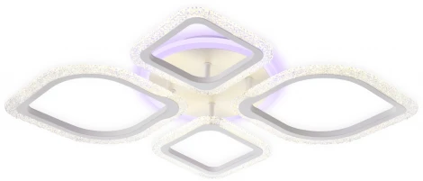 Потолочная люстра Ambrella Acrylica FA5147 (регулировка яркости, LED, 220V, пульт управления, цветы)