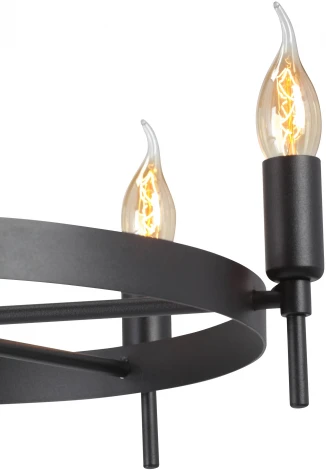 Потолочная люстра на штанге V3001-1/5PL Vitaluce (220V, свеча, круглые)