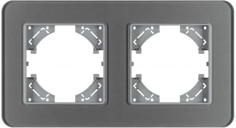 Рамка стеклянная FRM-OMALI-SFGS-2-GR (Arlight) 049710