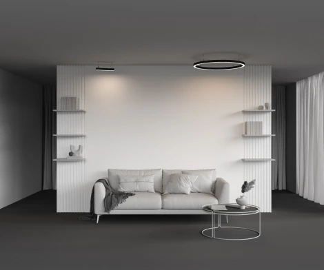 Радиусный профиль 35x35 800мм 1/8 круга черный Maytoni Радиусный профиль ALM-3535R-B-D-45°-0.8M