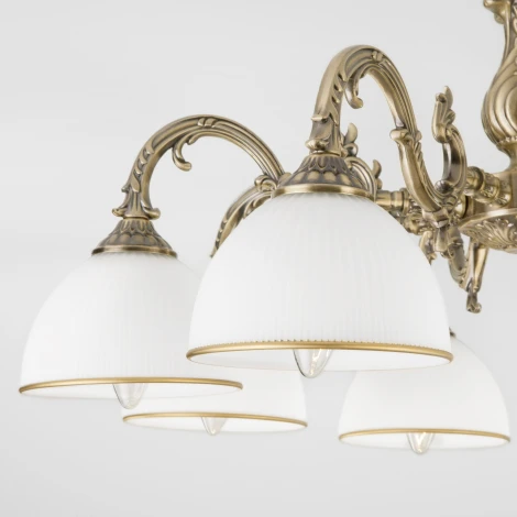 Потолочная люстра на штанге Eurosvet Caldera 60106/8 античная бронза (220V)