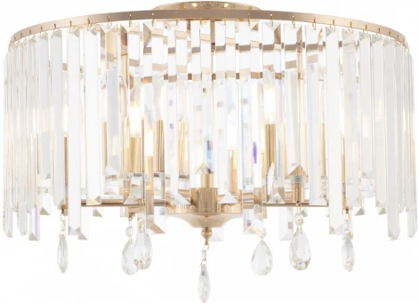 Потолочная люстра хрустальная на штанге Arte Milano Sorrento-2509 372509/6/500 GD (220V)