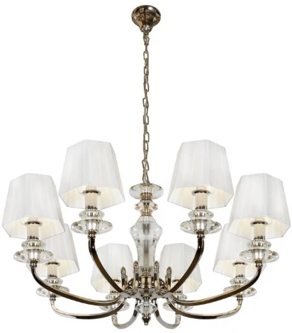 Подвесная люстра iLamp Holywood P9399-8 nic (220V, на цепи)