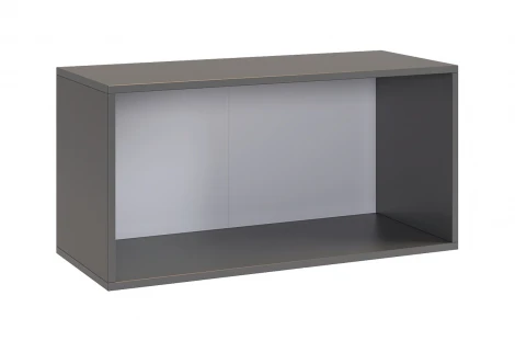 Антресоль двухдверная L800 Баско Mebelson (ЛДСП/Графит) арт.173774,2125