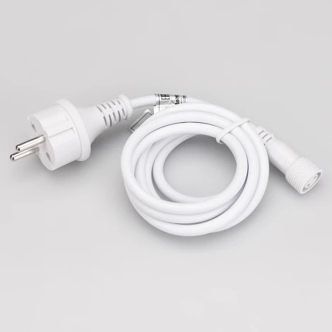 Шнур питания ARD-CLASSIC-ICEFALL-1.5M White (230V) (Ardecoled, Закрытый) 026106