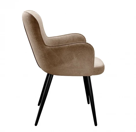 Стул DikLine 503 поворотный TW05 капучино, ножки черные арт.00-00079958