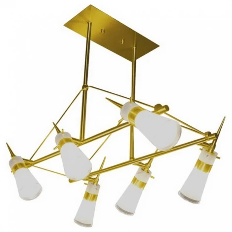 Потолочная люстра N-Light P-493 P-493/6 satin gold