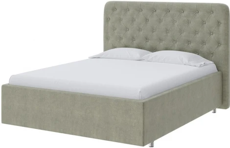 PROxSON Кровать Classic Large (Ткань: Велюр Лофти Олива) 200x190