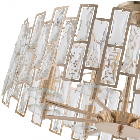 Потолочная люстра на штанге Arte Milano Sorrento-4209 374209/8/80/560 GD (220V, круглые)