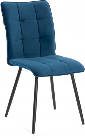 Стул обеденный Bari Tetchair (Металл,Велюр/Синий) арт.25040