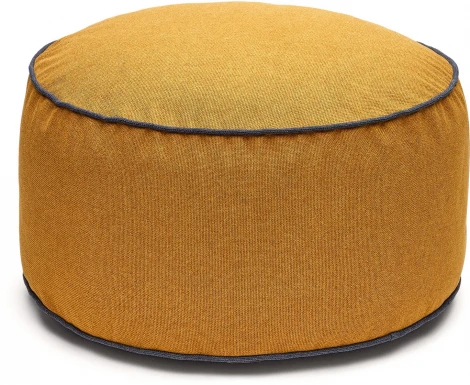Пуфик La Forma (ex Julia Grup) Viera (Горчичный,Голубой)