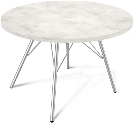 Столик журнальный SHT-S37/ЛДСП 60 хром лак/хромикс белый Sheffilton 2048264004