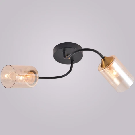 Потолочная люстра Reluce 01608-0.3-02 BK+BRASS (220V)