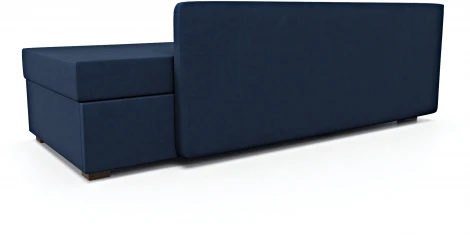 Диван-кровать Arsko Велес Угол левый велюр синий