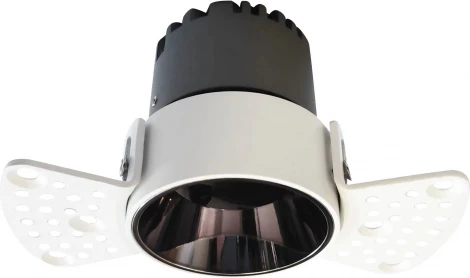 Точечный встраиваемый светильник под гипсокартон под штукатурку Favourite Mortise 4417-1C (LED, 220V, круглые)