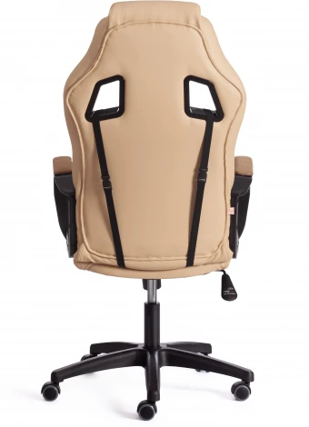 Кресло DRIVER (22) (Искусственная кожа,Ткань /Бежевый,Бронзовый)