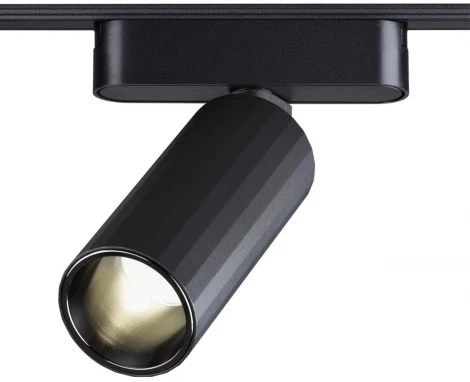 Трековый светильник Novotech Smal 359258 SHINO черный для низковольтного шинопровода IP20 LED 12W 48V 1020Лм 3000К (круглые)