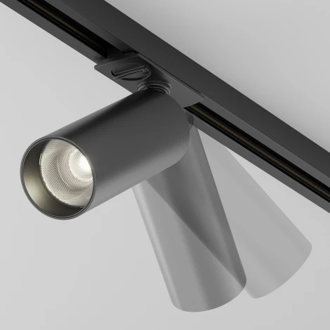 Трековый светильник Focus Led Unity 4000K 12Вт 50° Dim Triac (однофазный) Maytoni Technical TR021-1-12B4K-W-D-B (220V, круглые)