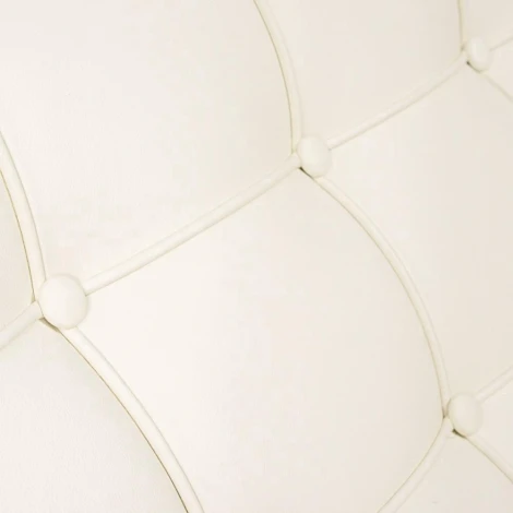 Кресло Barcelona Style Chair Белая кожа