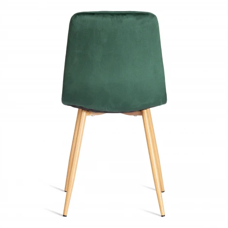 Стул CHILLY (mod. 7094-1) / 1 шт. в упаковке (Вельвет,Металл /Темно-зеленый)