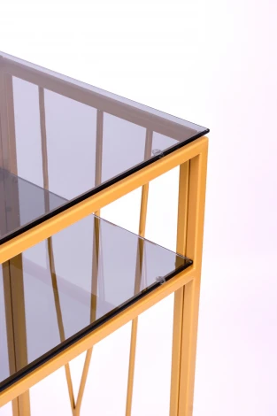 Консольный стол AllConsoles 1121-CG grey золотой