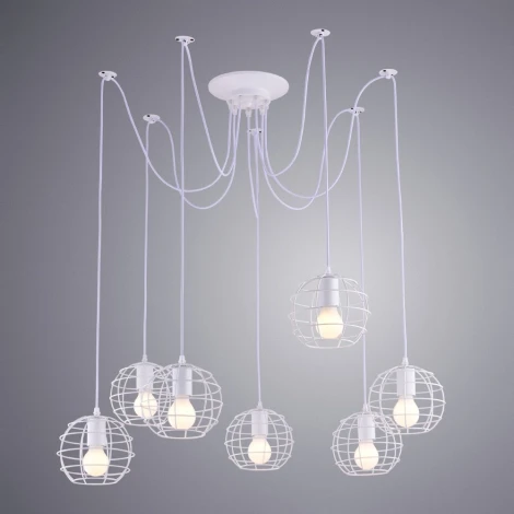 Подвесной светильник Arte Lamp Spider A1110SP-7WH
