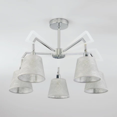 Потолочная люстра Eurosvet Alicante 60082/5 хром