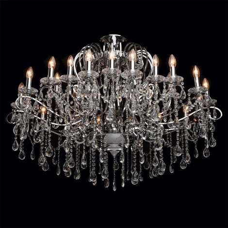 Подвесная люстра Chiaro Сюзанна 458010524 (220V, на цепи, подсвечник, свеча)