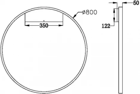 Настенный светильник Maytoni Rim MOD058WL-L50W3K (LED, 220V, кольцо)