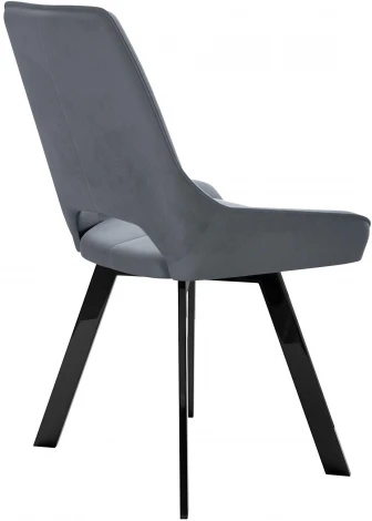 Стул DikLine 268 Z28 серый, ножки черные