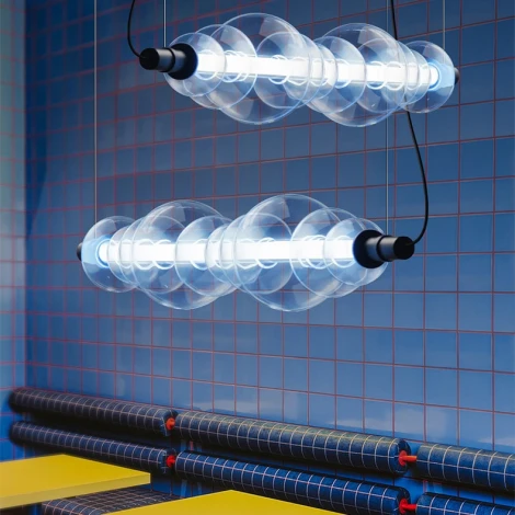 Подвесной светильник Zoom L140 ImperiumLoft Zoom01 (202712-23) (LED, 220V, на тросе, шар, бусы)