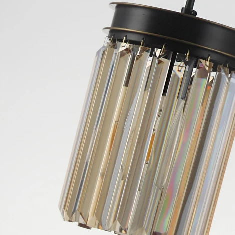 Подвесной светильник Citilux Мартин CL332012 (220V, хрусталь, на цепи, круглые)