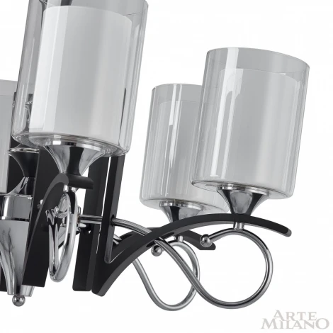 Подвесная люстра Arte Milano Florentia-9167 309167/6 Bk/Ni (220V, на цепи)