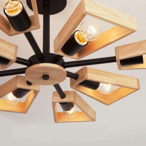 Потолочная люстра Eurosvet Klark 70056/8 черный (220V)