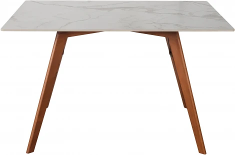 Стол обеденный обеденный JET CERAMIC прямоугольный 120*80 (Дерево бук, Темный орех )