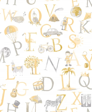 Обои виниловые Grandeco Little Ones LO 2302 10,05 x 0,53 м