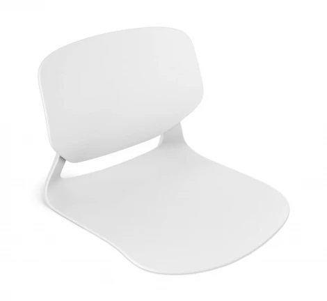 Стул полубарный Sheffilton SHT-ST59/S196-1 белый/черный муар 7723189101