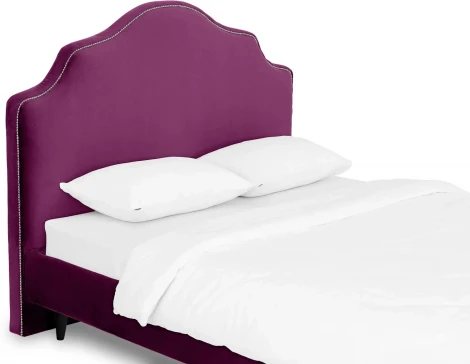 Кровать Queen II Victoria L 1600 ОГОГО (арт.652894), (Ткань/Розовый)