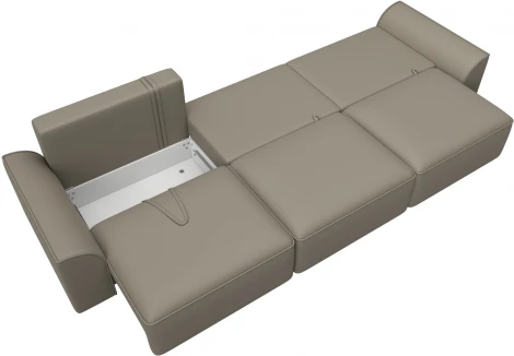 Диван прямой Лига-048 НПБ Лонг Лига Диванов (Экокожа) арт.128249