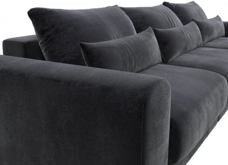 Диван угловой Лига-056 НПБ Лонг угол универсальный Лига Диванов (Велюр) арт.129167