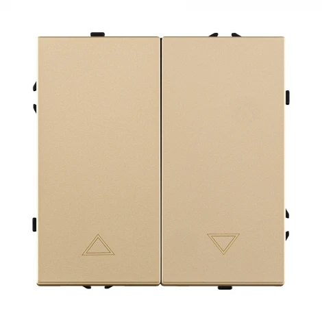 Механизм управления жалюзи 2-клавишный золотой Kollinger Eclipse EC-013GD